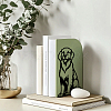 Non-Skid Iron Bookend Display Stands AJEW-WH0548-050-7
