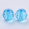 Transparent Acrylic Beads TACR-Q257-6mm-V40-2