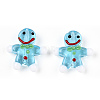 Gingerbread Man Handmade Lampwork Beads LAMP-G150-04B-1