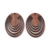 Walnut Wood Laser Cut Pendants X-WOOD-Q051-04F-1