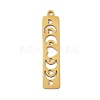 201 Stainless Steel Pendants STAS-H480-07G-1