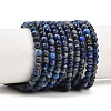 Natural Lapis Lazuli Round Beads Strands G-I181-09-4mm-7