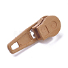 Spray Painted Alloy Replacement Zipper Sliders PALLOY-WH0067-97S-2