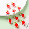 Transparent Enamel Acrylic Beads TACR-S155-002F-6