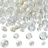 250Pcs 8 Styles Opaque Acrylic Beads MACR-FS0001-62-1