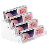 4-layer Acrylic Nail Polish Bottle Organizer Display Riser Stands ODIS-WH0108-015-1