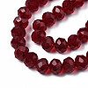 Glass Beads Strands X-EGLA-A034-T10mm-D32-3