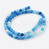 Natural Crackle Agate Beads Strands G-G055-6mm-2-2