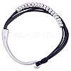 Alloy Bracelets BJEW-Q695-22MS-NR-1