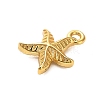 925 Sterling Silver Starfish Charms STER-U009-09G-02-2