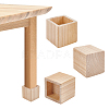 Square Wood Furniture Legs AJEW-WH0661-19A-1