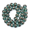 Handmade Gold Sand Lampwork Beads LAMP-T006-02E-2