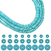 HOBBIESAY 3 Strands 3 Styles Synthetic Turquoise Dyed Beads Strands G-HY0001-49-1