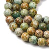 Natural Peruvian Turquoise(Jasper) Beads Strands G-T150-A01-6mm-2
