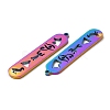 Ion Plating(IP) 304 Stainless Steel Pendants STAS-L020-003RC-2