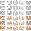 10Bags 2 Colors Iron Dreadlocks Braiding Findings FIND-CY0001-54-1