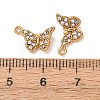 304 Stainless Steel Rhinestone Pendants STAS-L318-20G-06-3