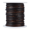 20M Round Cowhide Leather Cord WL-WH0015-01B-03-1
