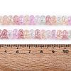 Crackle Transparent Glass Beads Strands GLAA-N069-02A-M-4