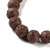 Synthetic Lava Rock Dyed Beads Strands G-H311-08C-02-4