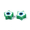 Handmade Polymer Clay Beads CLAY-T019-09-4