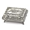 Cuboid Europen Classical Princess Jewelry Boxes OBOX-I002-04-2