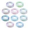 10 Rolls 3-Ply Metallic Polyester Threads MCOR-YW0001-03B-9