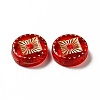 Transparent Plating Acrylic Beads X-OACR-L013-034A-2