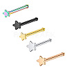 304 Stainless Steel Star Nose Bone Rings WGFF656-01-5