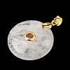Natural Quartz Crystal Pendants GG-CBA260E-03G-10-2