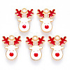 Alloy Enamel Pendants ENAM-S121-013-2