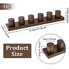 6-Slot Wood Watches Holder Stands ODIS-WH0030-127-2