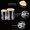 2Pcs Plastic with Wood Containers CON-NB0001-76-5
