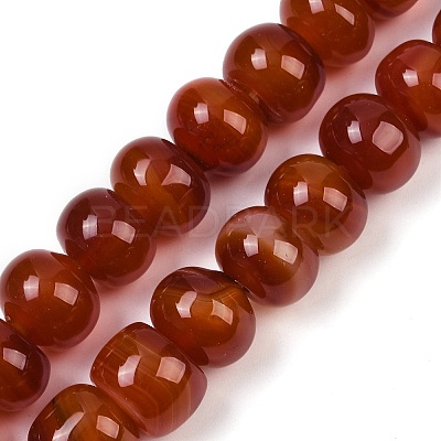 Dyed Natural Agate Beads Strands G-U030-A01-02-1