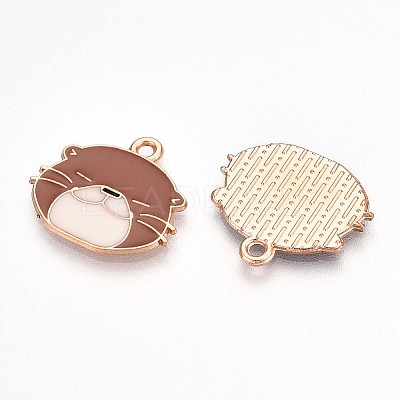 Alloy Enamel Pendants ENAM-T022-02A-02-1