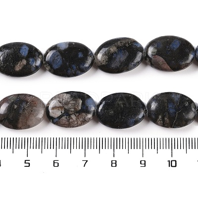 Natural Glaucophane Beads Strands G-C141-D01-03-1
