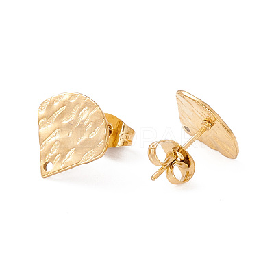 304 Stainless Steel Stud Earring Findings STAS-G270-02G-06-1