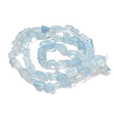 Natural Aquamarine Beads Strands G-P433-06A-1