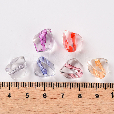 Transparent Acrylic Beads X-TACR-S154-04A-1