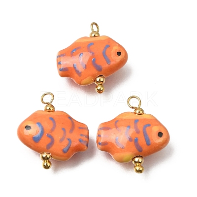 Handmade Porcelain Pendants PR-CBA0027-10G-07-1
