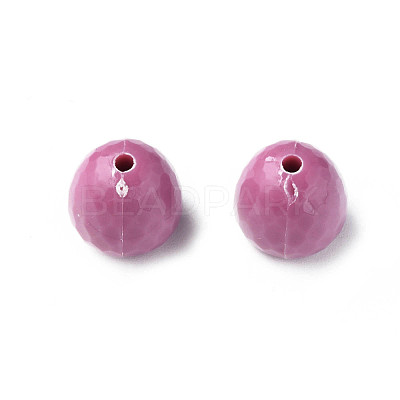 Opaque Acrylic Beads MACR-S373-10A-A12-1