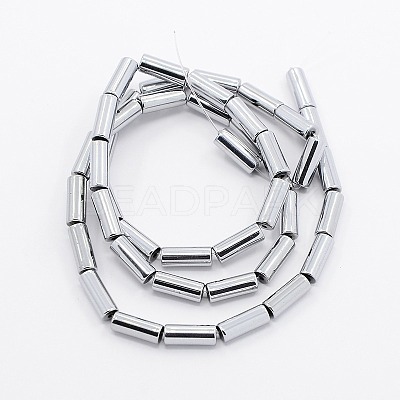 Grade A Electroplate Non-magnetic Synthetic Hematite Beads Strands X-G-N0014-27A-1