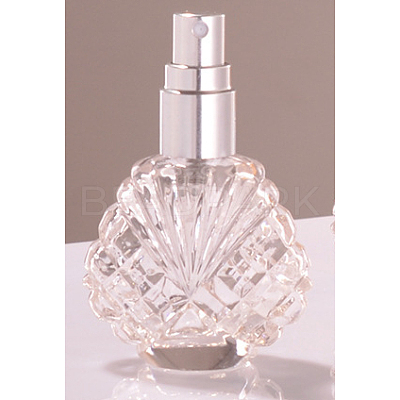Shell Shape Empty Glass Perfume Spray Bottle PW-WG82674-01-1