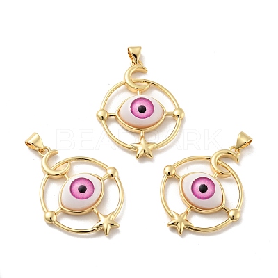 Opaque Resin Pendants KK-G419-09G-1