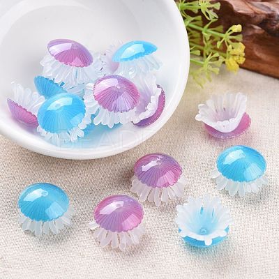 Transparent Acrylic Beads KY-I007-01-1