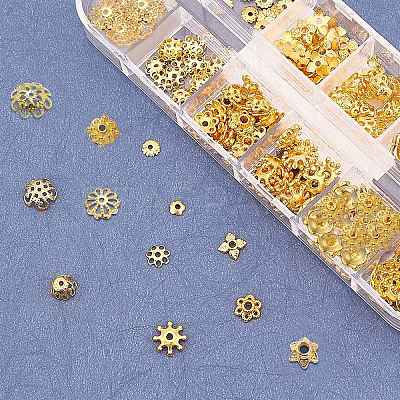 Iron & Brass & Alloy Bead Caps IFIN-SC0001-10-1