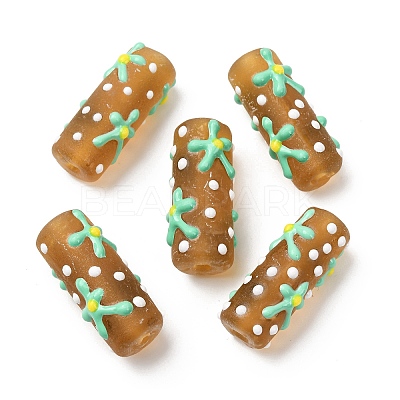 Handmade Lampwork Enamel Beads LAMP-B051-01E-1