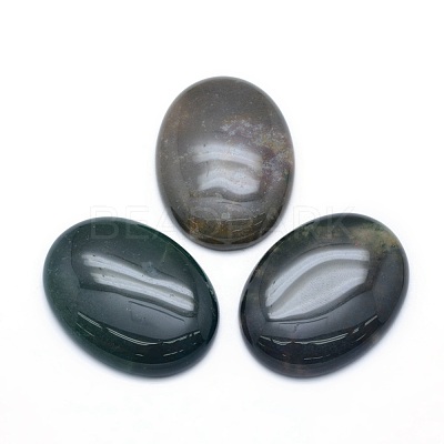 Natural Indian Agate Cabochons G-P393-I12-1
