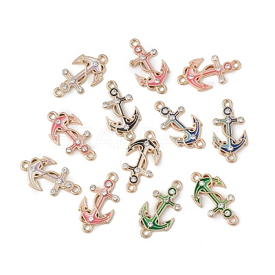 Alloy Enamel Connector Charms ENAM-I054-01-1