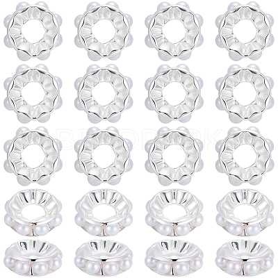 100pcs Alloy Spacer Beads FIND-SC0021-51S-1